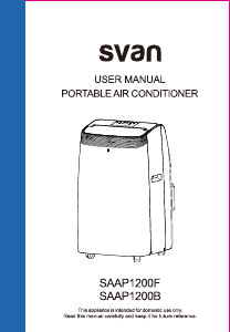 Manual Svan SAAP1200B Ar condicionado