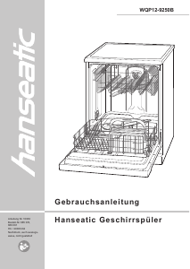 Bedienungsanleitung Hanseatic WQP12-9250B Geschirrspüler