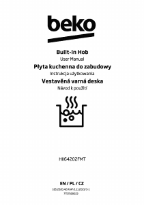 Manuál BEKO HII64202FMT Varná deska