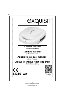 Handleiding Exquisit ST 3101 we Contactgrill