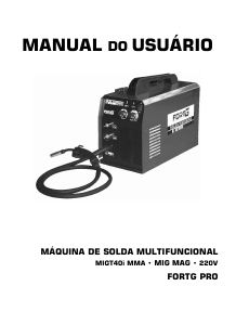 Manual FORTG FG4512 Aparelho de soldar