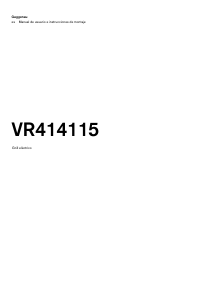 Manual de uso Gaggenau VR414115 Placa