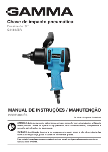 Manual Gamma G1181/BR Chave de impacto