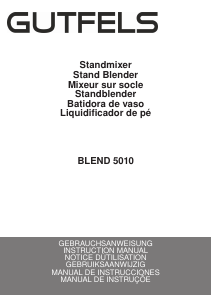 Handleiding Gutfels BLEND 5010 Blender