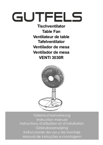 Mode d’emploi Gutfels VENTI 3030 R Ventilateur