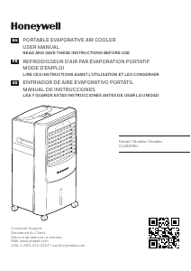 Manual Honeywell CL202PEU Air Conditioner