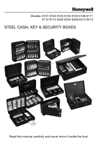 Manual Honeywell 6209 Safe