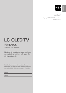 Bruksanvisning LG OLED77C35LA OLED TV