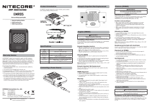 Manual Nitecore EMR05 Pest Repeller