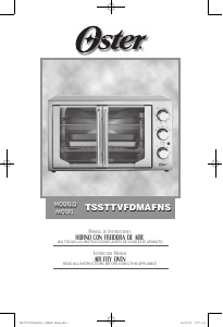 Manual de uso Oster TSSTTVFDMAFNS Horno