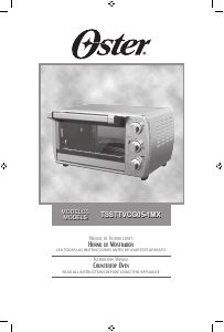 Manual Oster TSSTTVCG05-1MX Oven