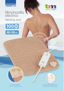 Handleiding TM Electron TMHEP110 Warmtekussen