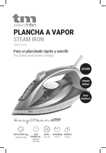 Manual de uso TM Electron TMPPL016 Plancha
