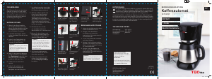 Bedienungsanleitung Tectro KW 171 Kaffeemaschine
