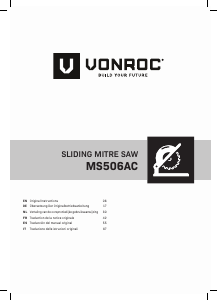 Manuale Vonroc MS506AC Troncatrice