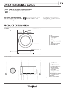 Handleiding Whirlpool FFWDD 1174269 SBV SPT Was-droog combinatie