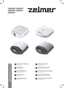 Handleiding Zelmer ZSM7850 Contactgrill