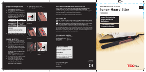 Bedienungsanleitung Tectro HG 182 Haarglätter
