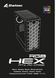Kullanım kılavuzu Sharkoon RGB Hex Bilgisayar kasası