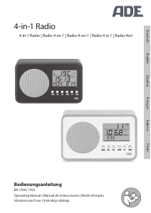 Mode d’emploi ADE BR 1704 Radio