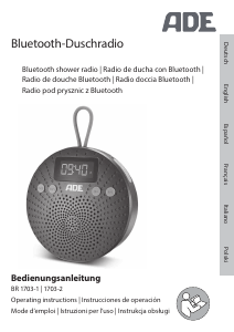Mode d’emploi ADE BR 1703-1 Radio