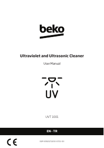 Manual BEKO UVT 1001 Ultrasonic Cleaner