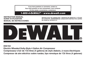 Manual DeWalt D55154 Compressor
