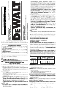 Mode d’emploi DeWalt DWE6421 Ponceuse excentrique