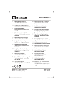 Mode d’emploi Einhell TE-CD 18/48 Li-i Perceuse visseuse