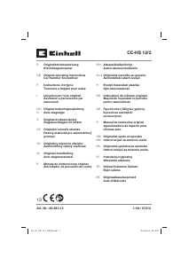 Instrukcja Einhell CC-HS 12/2 Klucz udarowy