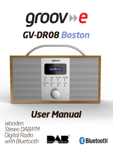 Manual Groov-e GV-DR08 Radio