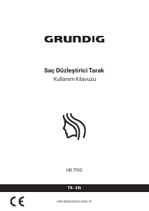 Kullanım kılavuzu Grundig HB 7150 Saç şekillendirici