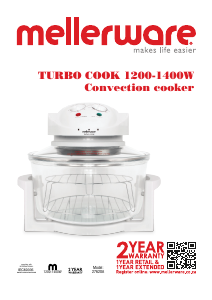 Manual Mellerware 27620A Turbo Cook Multi fogão