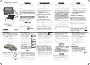 Handleiding Fysic FB-100 Bloeddrukmeter