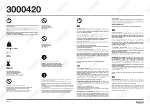 Manual VonHaus 3000420 Masa laterală