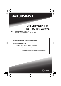 Bruksanvisning Funai 047FL514 LCD TV