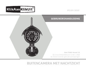 Handleiding KlikAanKlikUit IPCAM-3000 IP camera