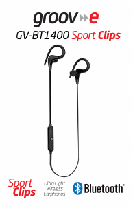 Manual Groov-e GV-BT1400 Headphone