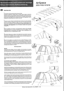 Handleiding Bardani AirSpace 470 TC Tent