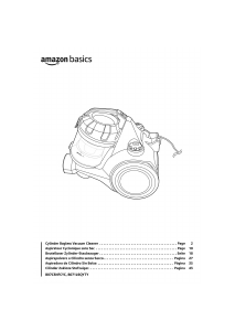 Bedienungsanleitung AmazonBasics VCS35B15KC Staubsauger