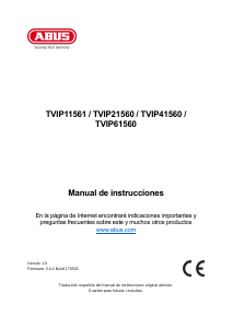 Manual de uso Abus TVIP61560 Cámara IP