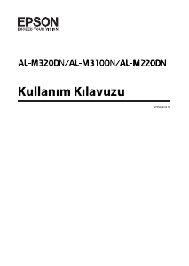 Kullanım kılavuzu Epson AL-M320DN WorkForce Yazıcı