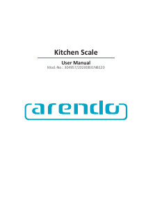 Manual Arendo 304957 Kitchen Scale