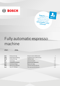Bruksanvisning Bosch CTL7181B0 Espressomaskin