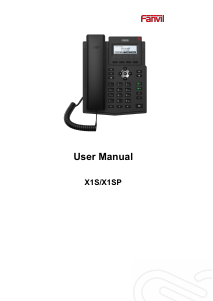 Handleiding Fanvil X1S Telefoon