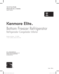 Manual Kenmore 111.72692 Fridge-Freezer