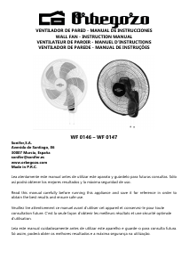 Mode d’emploi Orbegozo WF 0147 Ventilateur