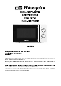 Manual Orbegozo MIG 2320 Micro-onda