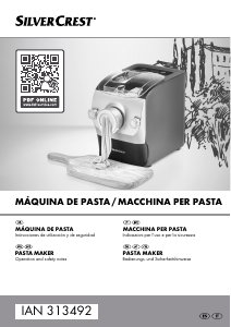 Manual de uso SilverCrest IAN 313492 Máquina de pasta