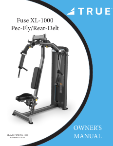 Handleiding True Fuse XL-1000 Fitnessapparaat